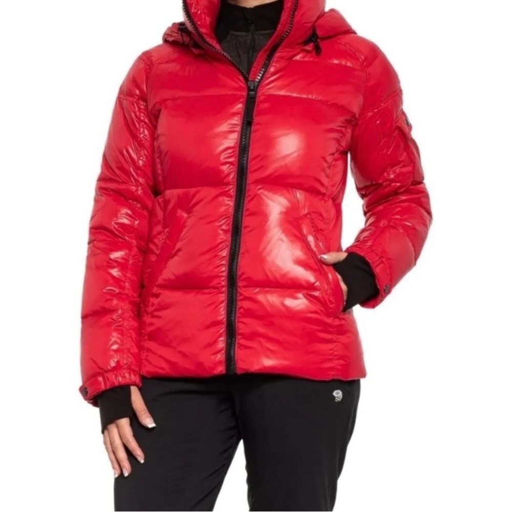 S13 Women's Red Puffer Jacket